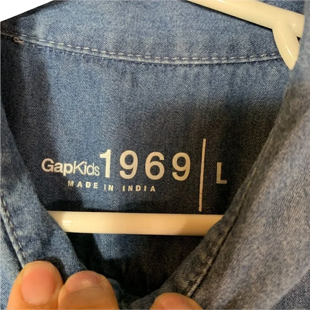 GAP girls chambray